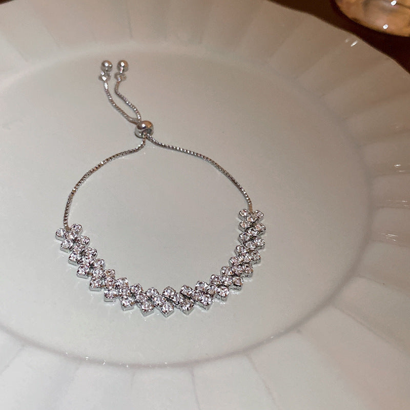 Combination zircon bracelet