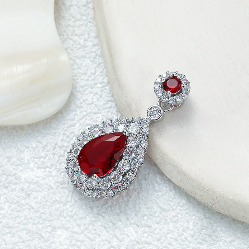 Silver Golden Red Big Pear