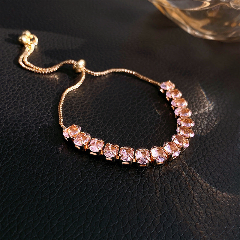 Large Long Zircon Bracelet