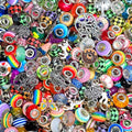 Acrylic beads-Colored beads (for bracelet ,beadable pens, keychains, phone chains)