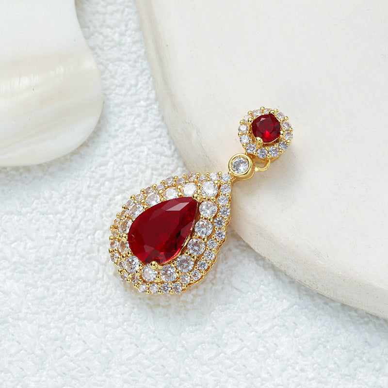 Silver Golden Red Big Pear