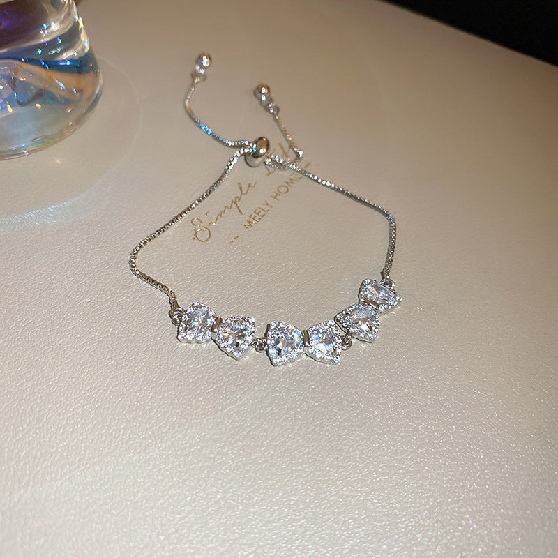 3 Bow Zircon Bracelet