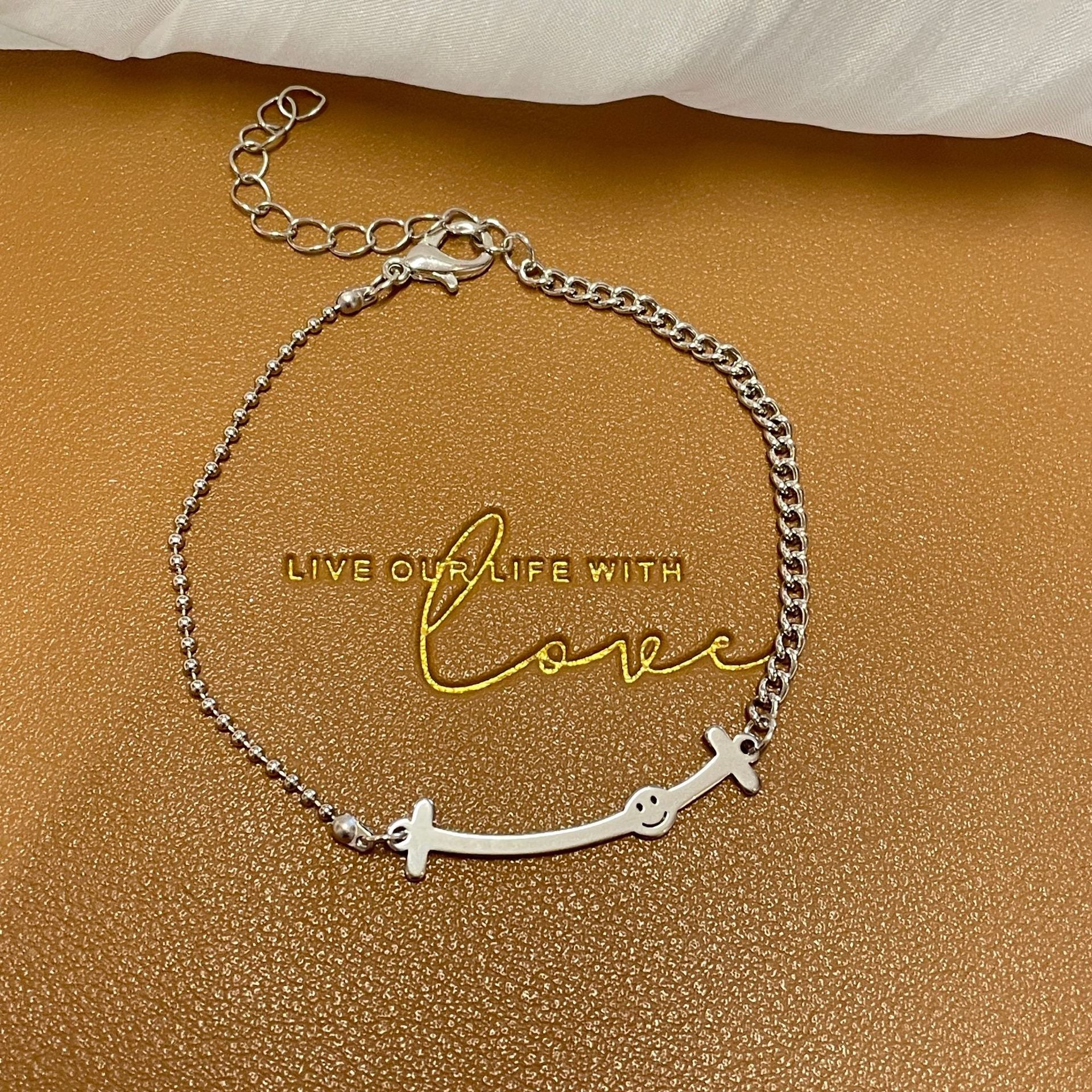 Devil Smiley Face Bracelet