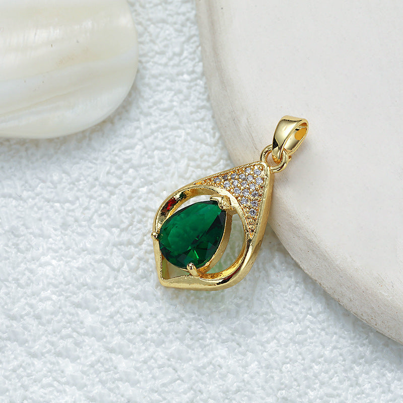 Emerald Pear Water Drop